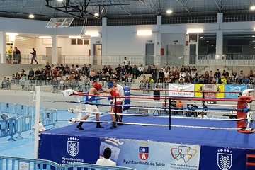 El boxeo volvió a Telde con una velada en el Pabellón Juan Carlos Hernández (Foto TA)
